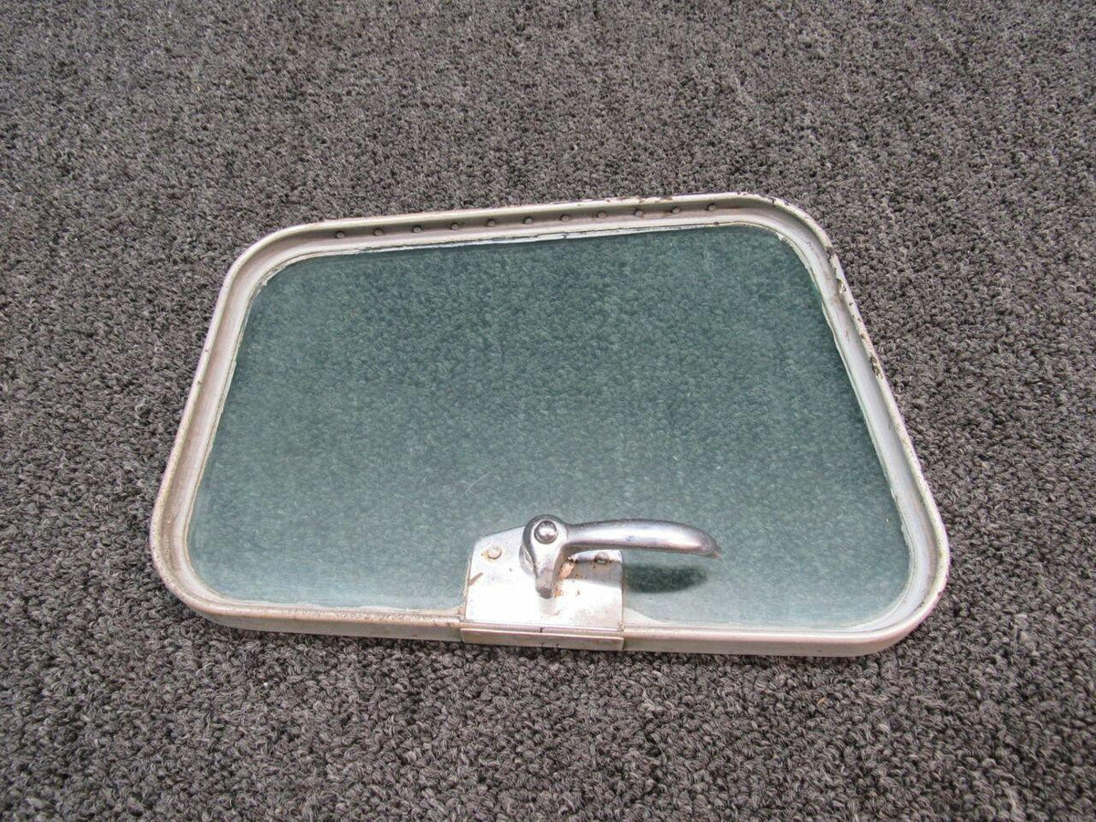 Cessna Aircraft Parts 1210041-1 Cessna 210 Storm Window Assembly Green Tint
