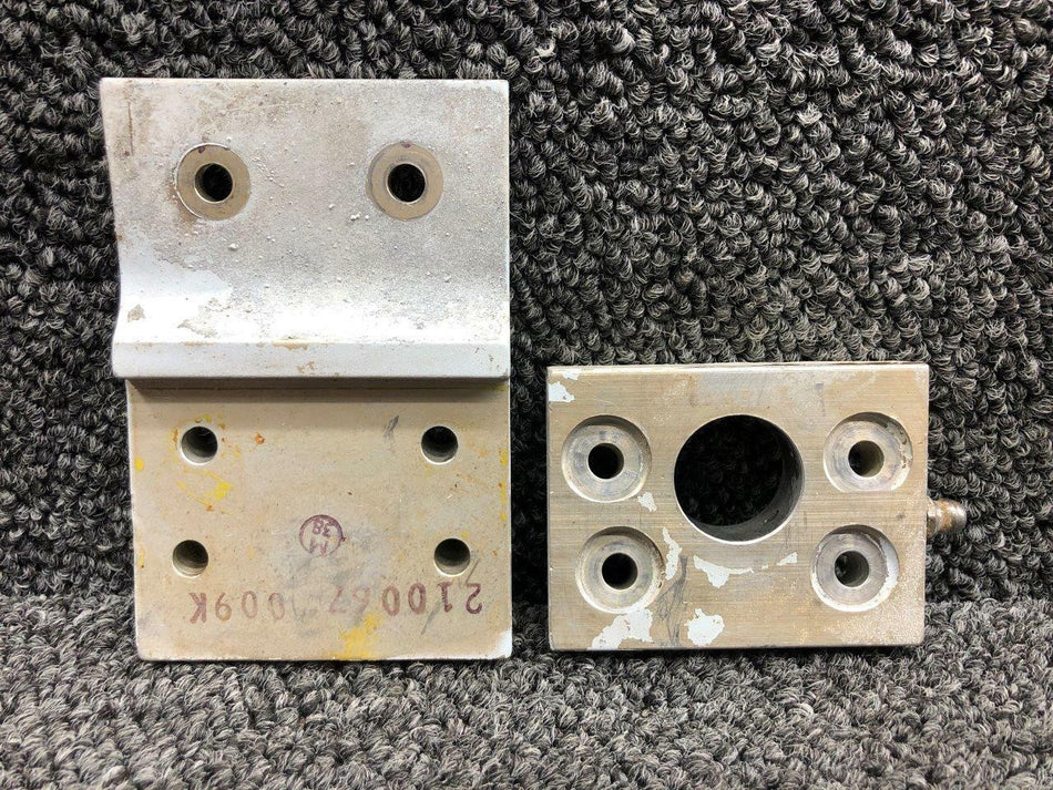 210067-009 / 210067-007 Mooney M20K Landing Gear Attach Bracket LH W/ Fitting BAS Part Sales | Airplane Parts
