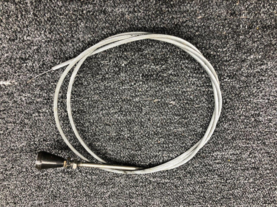 640257-027 (USE: 640257-031) Mooney M20K Parking Brake Control Cable (76-1/4")