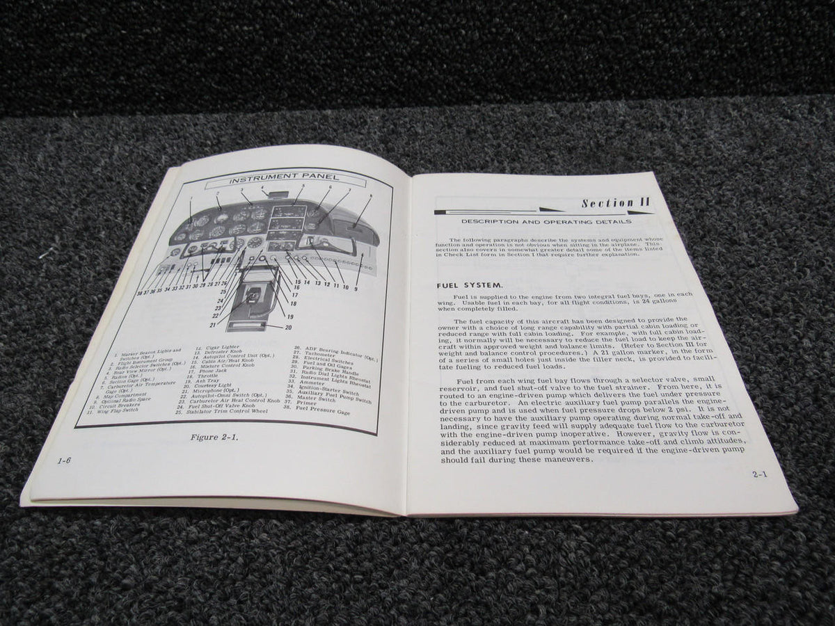 Cessna Aircraft Parts D519-13 1968 Cessna 177 and Cardinal Owners Handbook