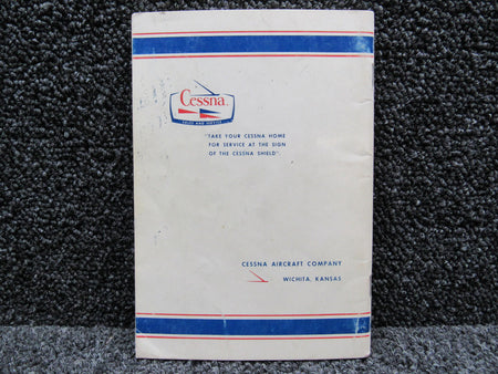 Cessna Aircraft Parts D519-13 1968 Cessna 177 and Cardinal Owners Handbook