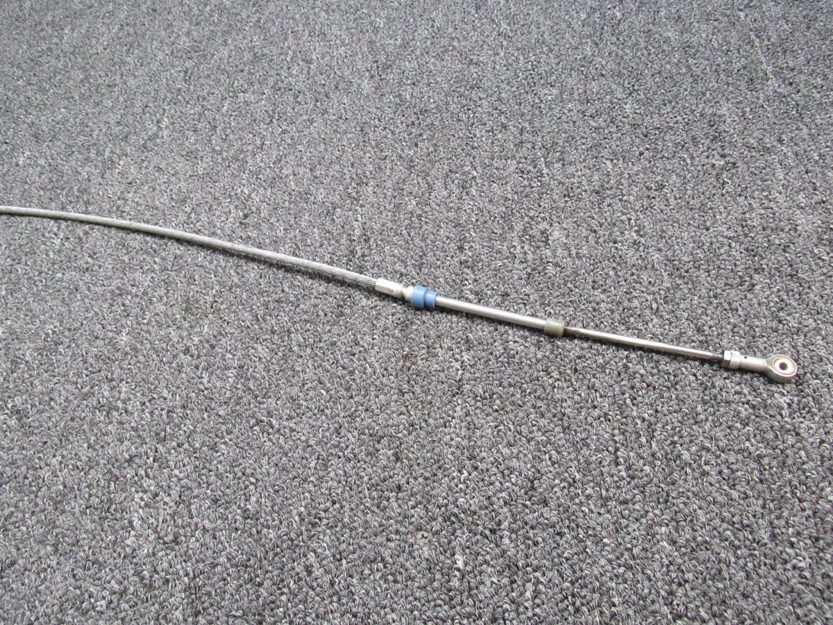 Mooney Aircraft Parts and Accessories 660226-025 Mooney M20M Vernier Mixture Control Cable Assembly Length 45-1/4