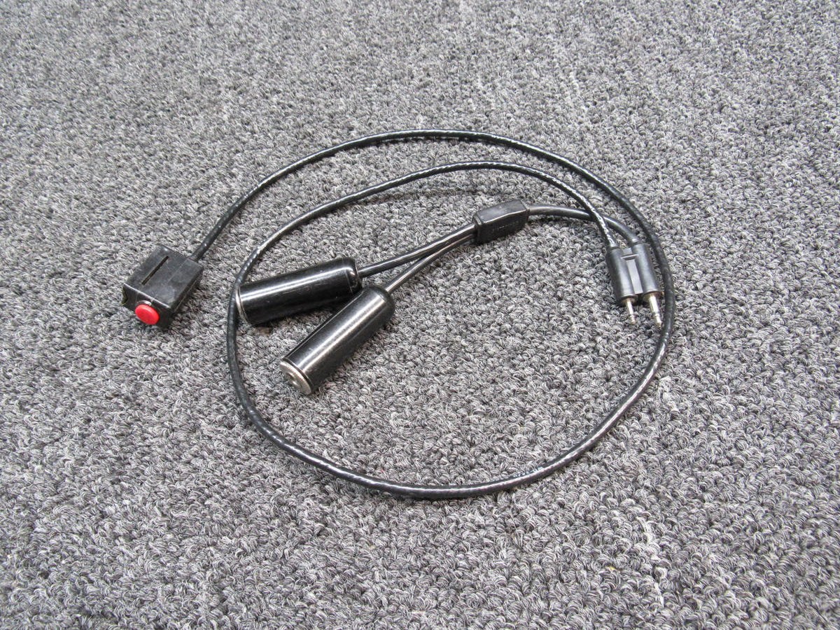 Sigtronics Double Headset Y Adapter W/ Push to Talk Button
