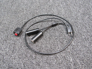 Sigtronics Double Headset Y Adapter W/ Push to Talk Button