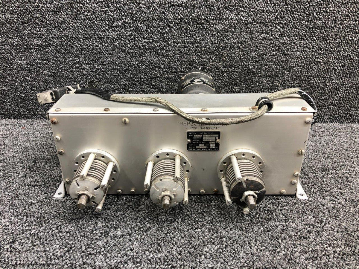 Lear Inc 0861400-4 Lear Inc 121D-2 Autopilot Servo W/ Motor Volts 24, Amps 2.5