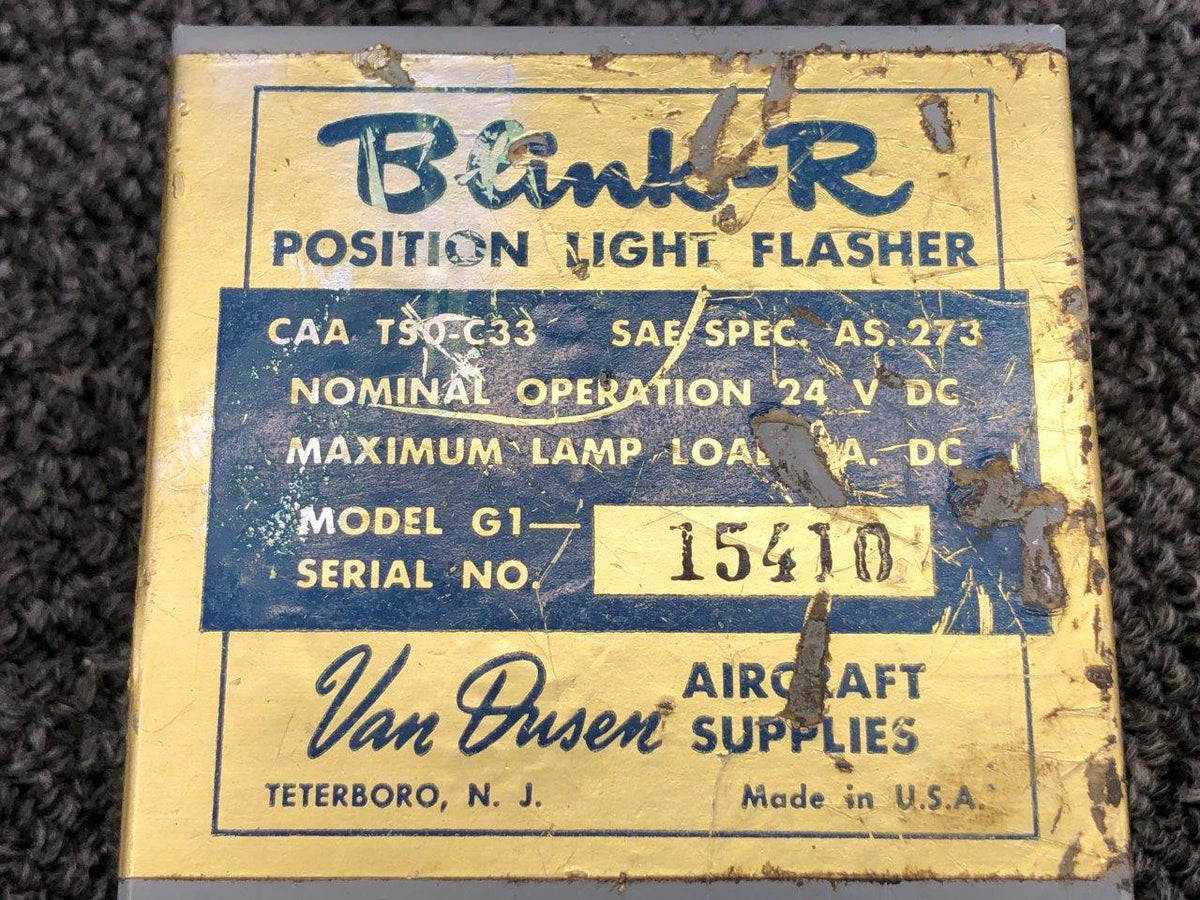Van Dusen G1-15410 Van Dusen Blink-R Position Light Flasher Assembly Volts 24