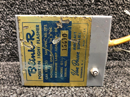 Van Dusen G1-15410 Van Dusen Blink-R Position Light Flasher Assembly Volts 24