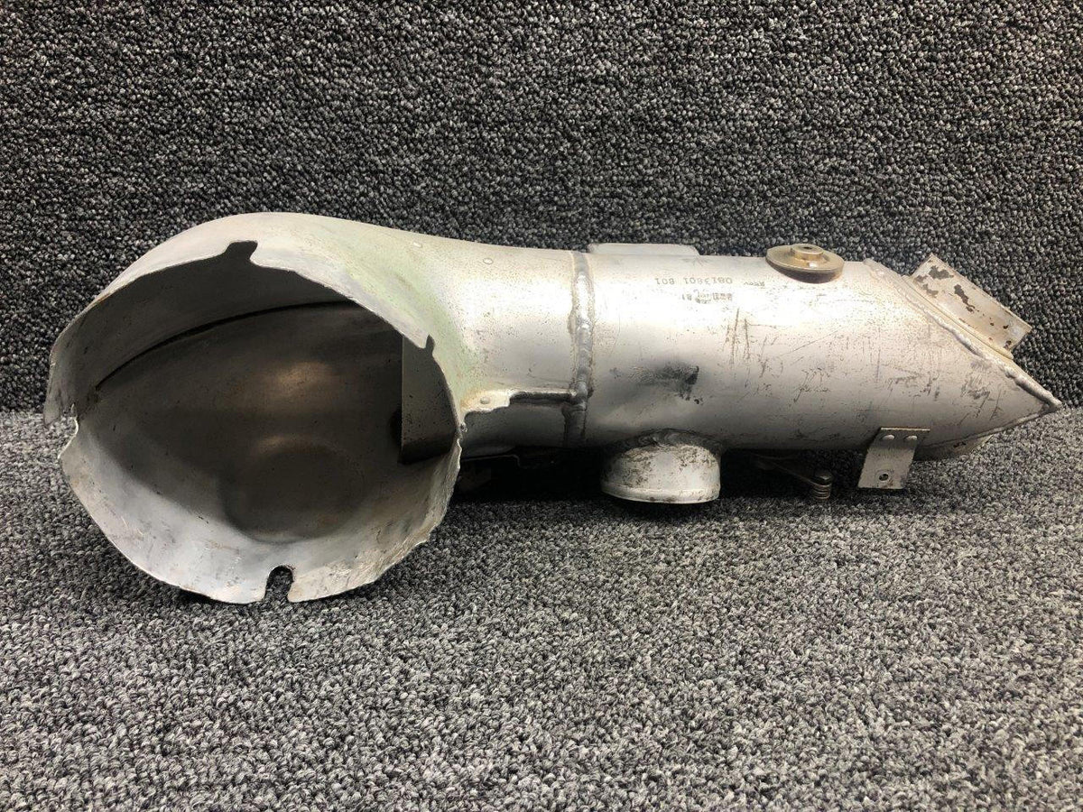 0813801-11 Cessna 310G Forward Cabin Heater Adapter Assembly W/ Switch BAS Part Sales | Airplane Parts