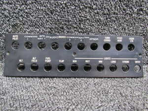 2013162-9 Cessna 177B Astronics Corp Electroluminescent Breaker Panel