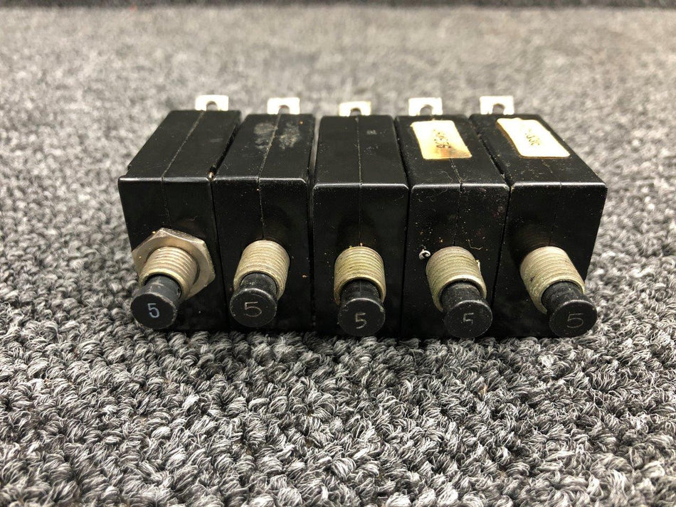 Wood Electric Push Breaker Set (Amps: Various)