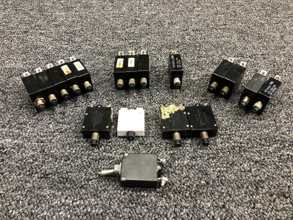 Wood Electric Push Breaker Set (Amps: Various)