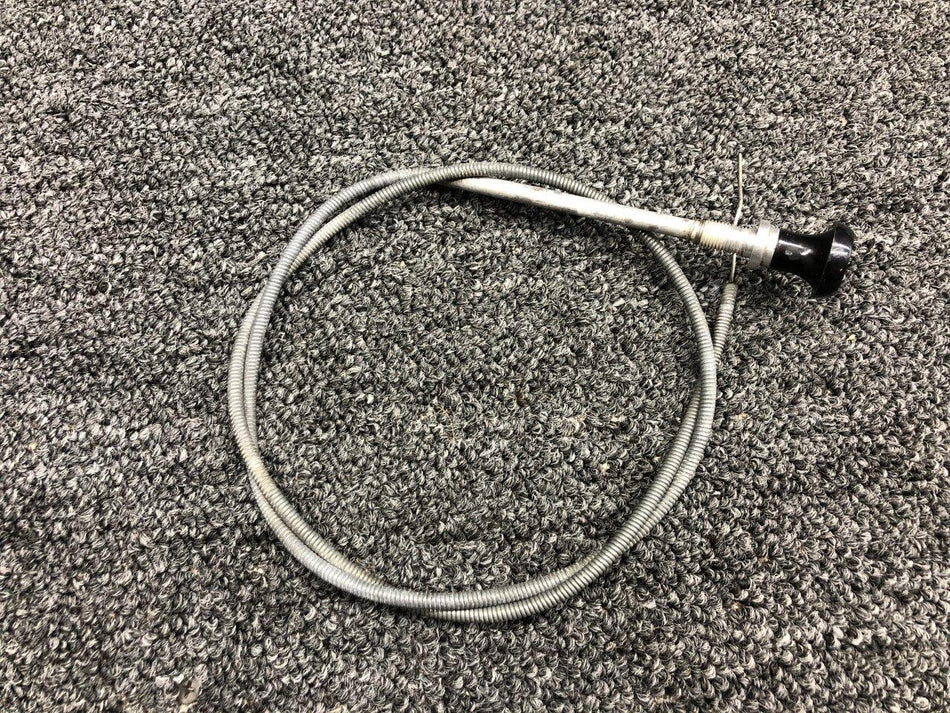 22470-004 Piper PA24-250 Cabin Heat Control Cable Assembly (Length: 38-1/8")
