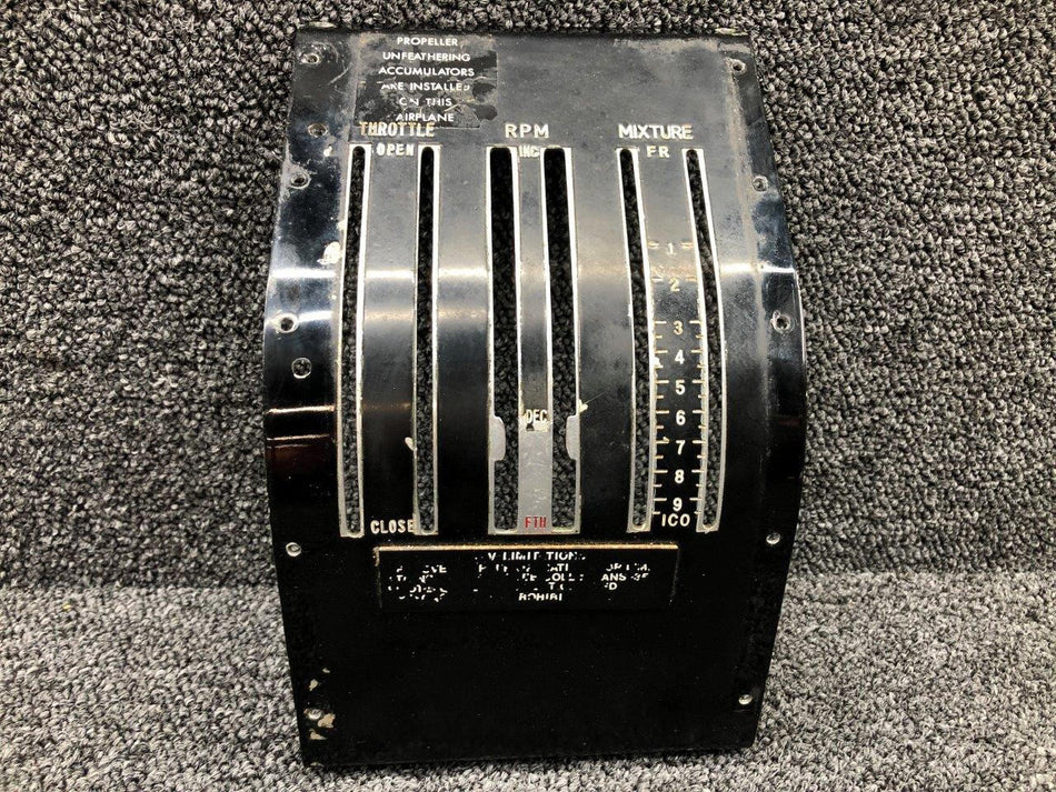 Cessna Aircraft Parts 0861107-34 Cessna 310Q Quadrant Cover