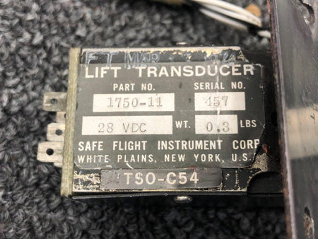 Safe Flight 1750-11 Safe Flight Heated Lift Transducer Volts 28