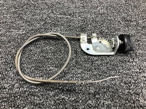 0813501-18 Cessna 310Q Cabin Air Control Cable Assembly W/ Knob (Length: 27")