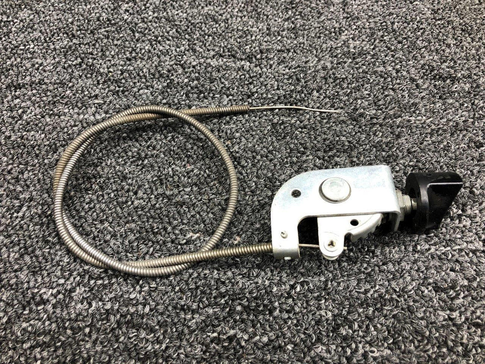 Cessna Aircraft Parts 0813501-18 Cessna 310Q Cabin Air Control Cable Assembly W/ Knob Length 27