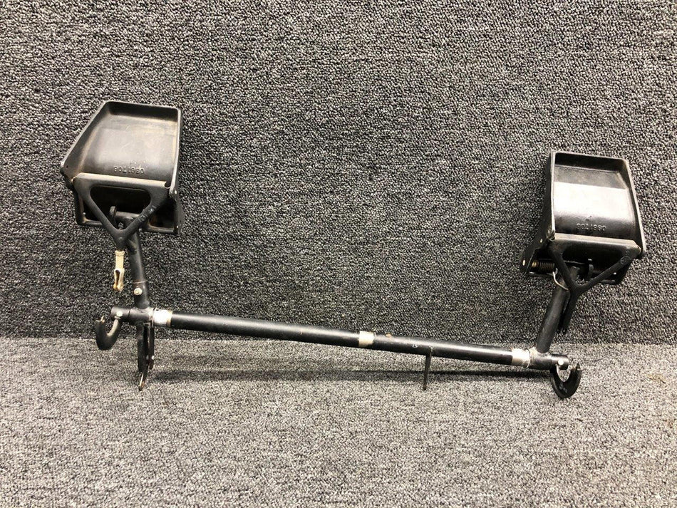 Cessna Aircraft Parts 0813018-15, 0861706-1 Cessna 310Q Rudder Pedal Torque Tube LH w Pedals and Links