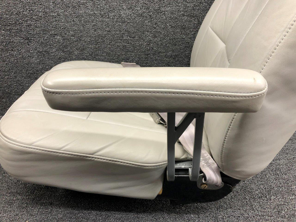 Cessna Aircraft Parts 0812874-4 Cessna 310Q Center Seat Assembly RH Rails 8.5