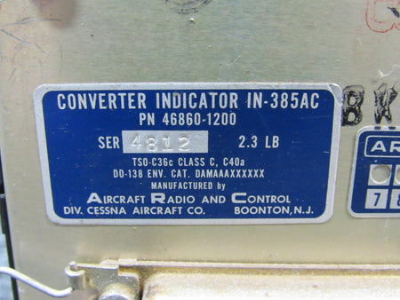 ARC 46860-1200 ARC IN-385AC Converter Indicator W/ Mods