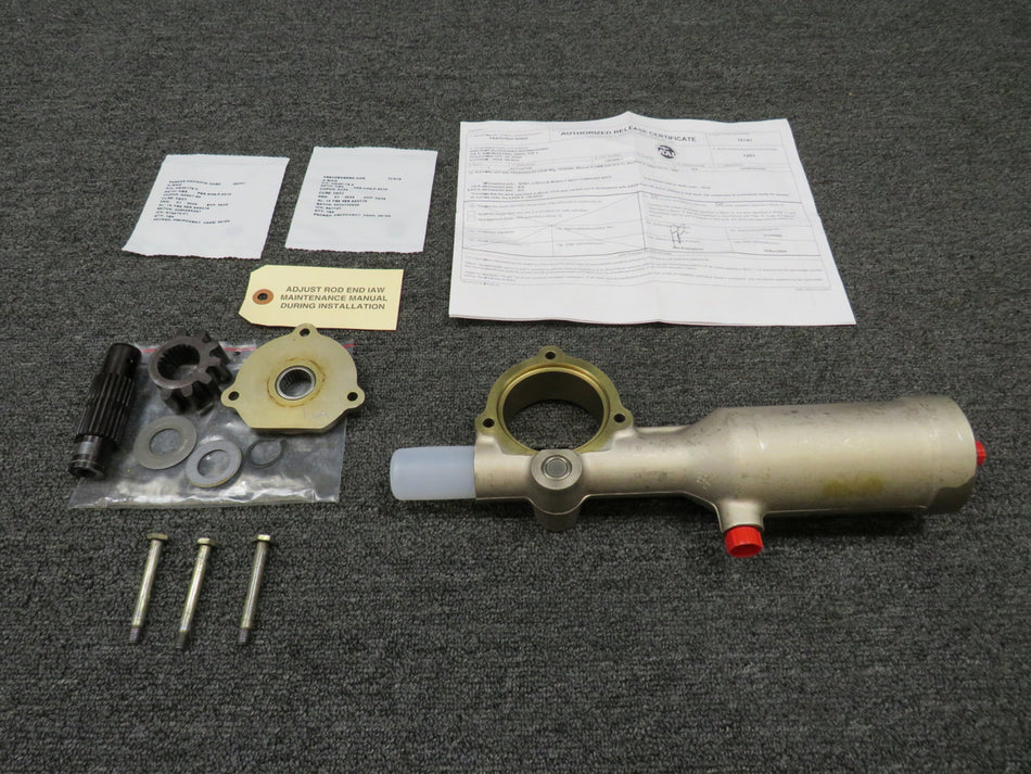 1281000-1 (Use: 1281000-3) Cessna Actuator Assembly LH Overhauled with 8130-3