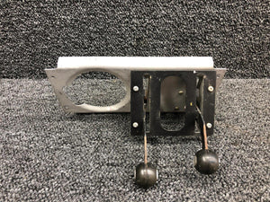 96-324055-33 / 96-324055-35 Beechcraft E-55 Cowl Flap Control Levers W/ Support