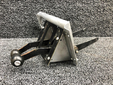 Beechcraft Parts 96-324055-33 / 96-324055-35 Beechcraft E-55 Cowl Flap Control Levers W/ Support