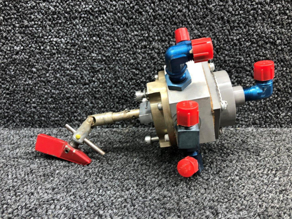 HandE HE825-1 ALT 96-920001-611 HandE Fuel Selector Valve LH W/ Shaft and Handle