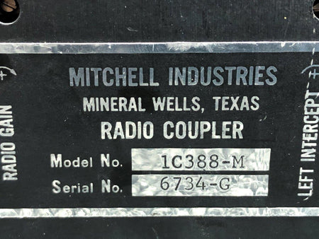 1C388-M Mitchell Radio Coupler BAS Part Sales | Airplane Parts
