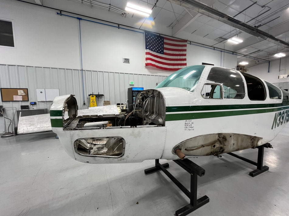 Beechcraft 35 Fuselage with Bill of Sale, Data Tag and Log Books
