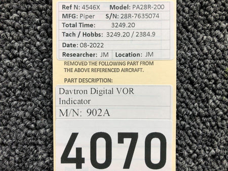 Davtron 902A Davtron Digital VOR Indicator