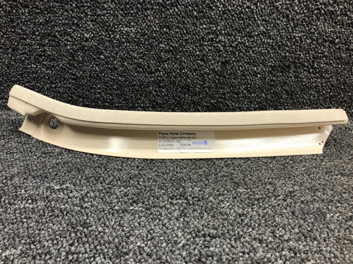 Plane Parts Co 01-028203-00 Plane Parts Company Upper Windshield Trim LH