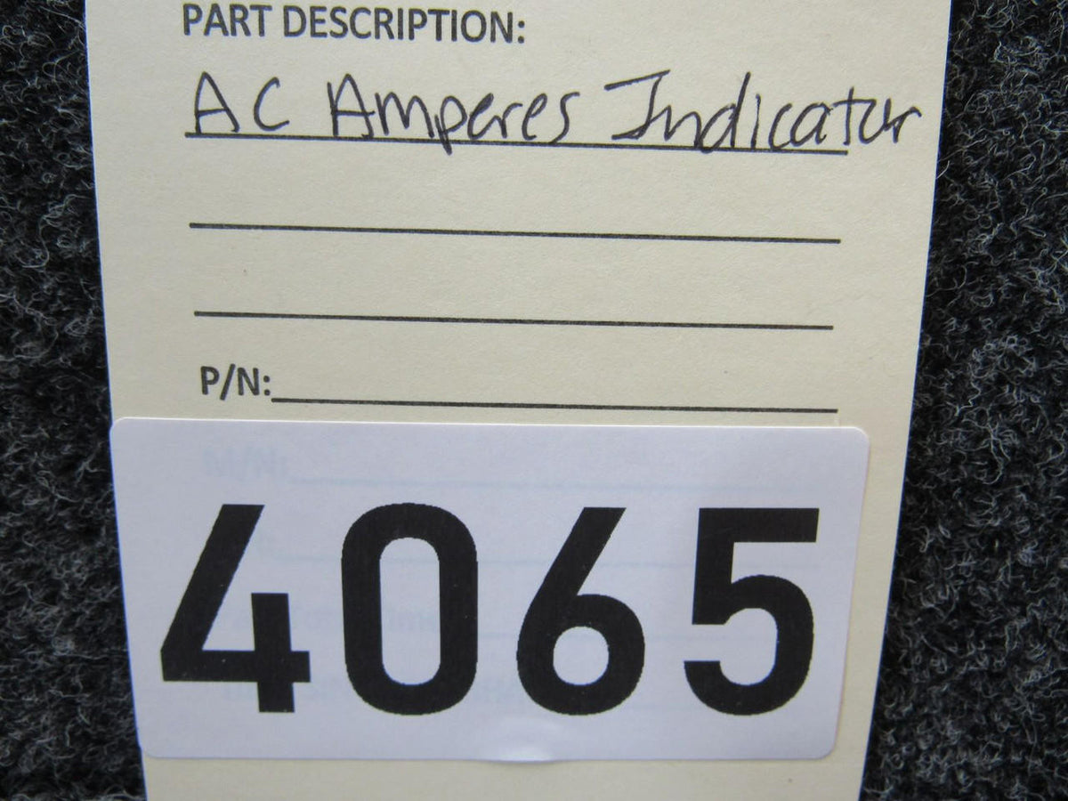 AC Products AC Ammeter Indicator | BAS Aircraft Salvage & Airplane Parts