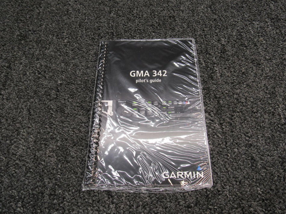 Garmin 190-01878-00 Rev C Garmin GMA-342 Pilots Guide 2016-2018 NEW OLD STOCK