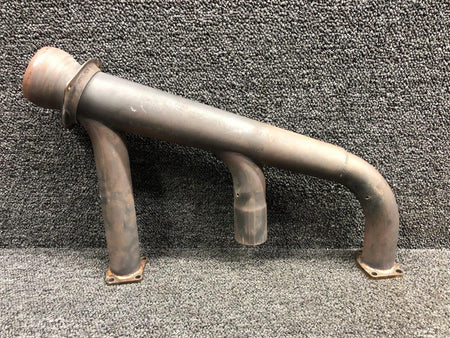 Continental 35-950005-37 Continental IO-520-BB21 Exhaust Stack Assembly LH W/ Probe Holes