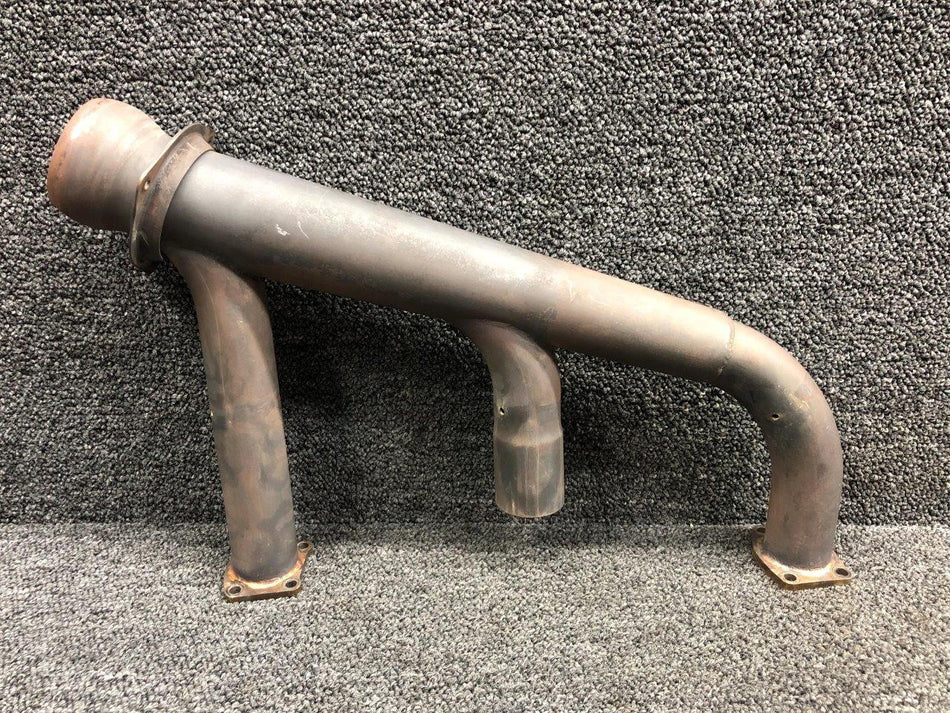 Continental 35-950005-37 Continental IO-520-BB21 Exhaust Stack Assembly LH W/ Probe Holes