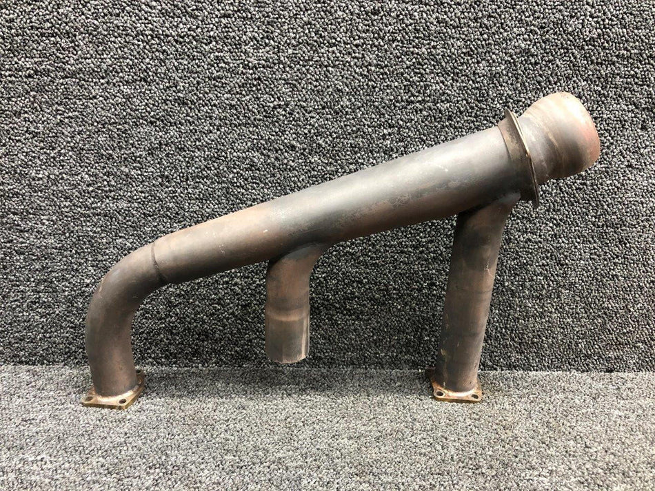 Continental 35-950005-37 Continental IO-520-BB21 Exhaust Stack Assembly LH W/ Probe Holes