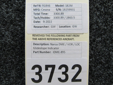 Narco IDME-895 DME / VOR / LOC / Glideslope Indicator