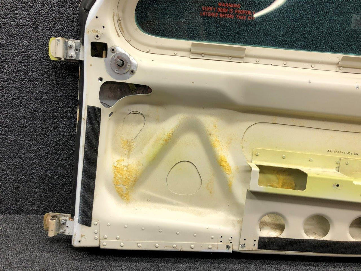 36-420010-47 Beechcraft F33A Cabin Door Structure Assembly (Tinted Glass) BAS Part Sales | Airplane Parts