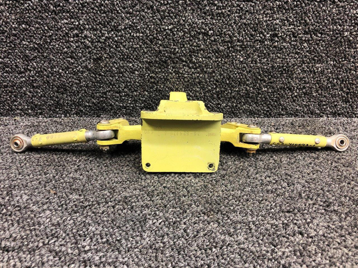Beechcraft Parts 002-410039-3 / 002-410056-1 Beech F33A Rudder Pedal Bellcrank LH W/Support, Rods