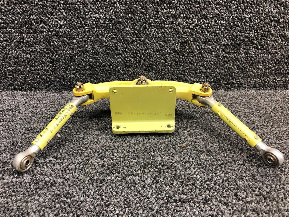 Beechcraft Parts 002-410039-3 / 002-410056-2 Beech F33A Rudder Pedal Bellcrank RH W/Support, Rods
