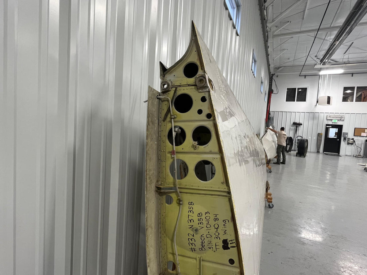 Beechcraft Parts 35-115388-45 Wing Spar P/N 000-110161-601 Beech V35B LH Wing Assembly