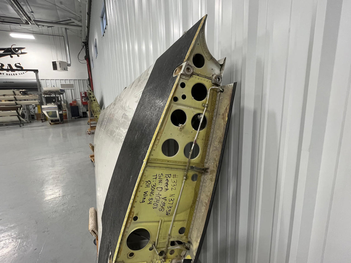 Beechcraft Parts 35-115388-47 Wing Spar P/N 000-110161-602 Beech V35B RH Wing Assembly