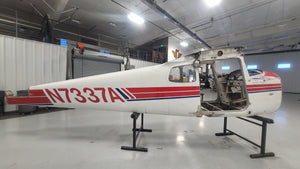 Cessna 172 Fuselage with Bill of Sale, Data Tag, and Log Books