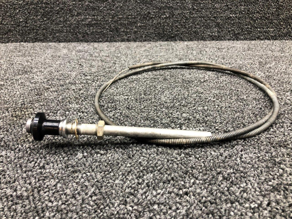 S1241-3 (USE: S1241-1) Cessna 182P Cabin Heat Control Cable (Length: 53-1/2")
