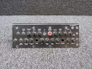 B490-2 Klixon-ETA Circuit Breaker Panel Assembly (Amps: Various, Total: 16)