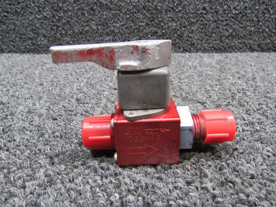 72D-6B Beechcraft BE-77 AVI Fuel Shut-Off Valve Assembly