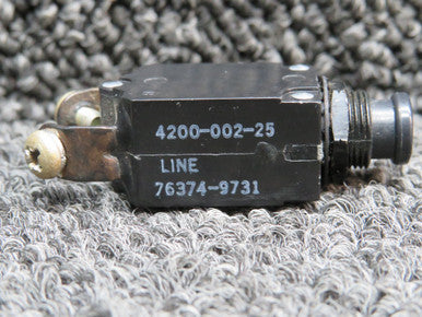 4200-002-25 Mechanical Products Push Circuit Breaker (Amps: 25)