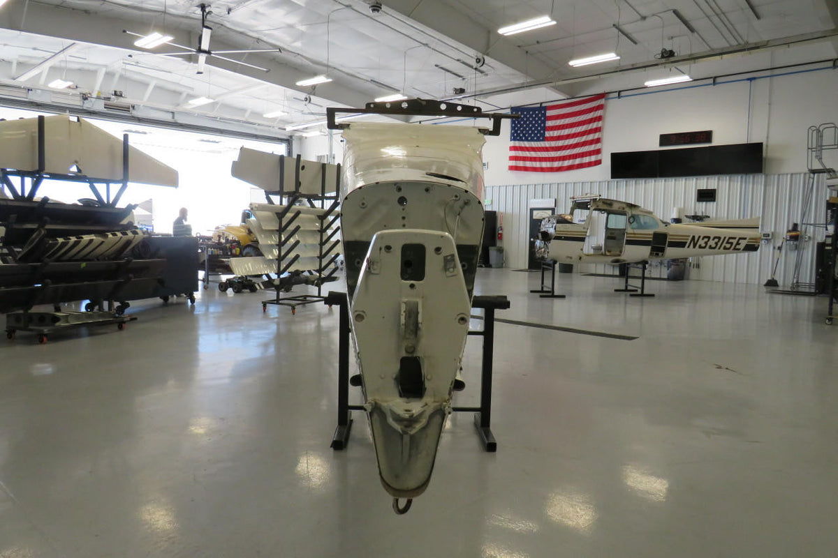 Cessna Aircraft Parts Firewall P/N 0591301-7 Cessna 175 Fuselage W/ Bill of Sale and Data Tag