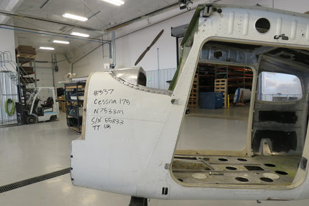 Cessna Aircraft Parts Firewall P/N 0591301-7 Cessna 175 Fuselage W/ Bill of Sale and Data Tag
