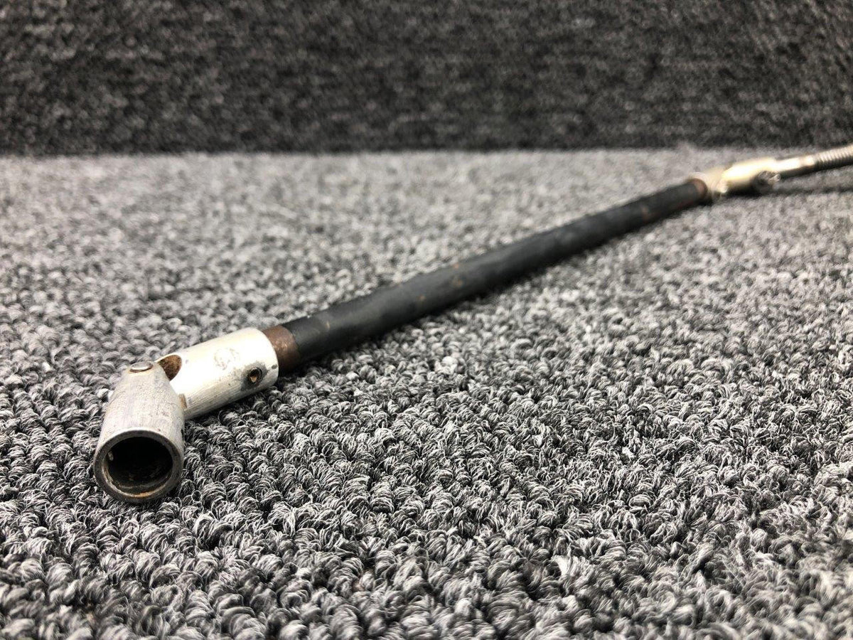 Piper Aircraft Parts 23244-000 / 21870-000 Piper PA24-260 Rudder Trim Control Tube Assembly W/ Knob
